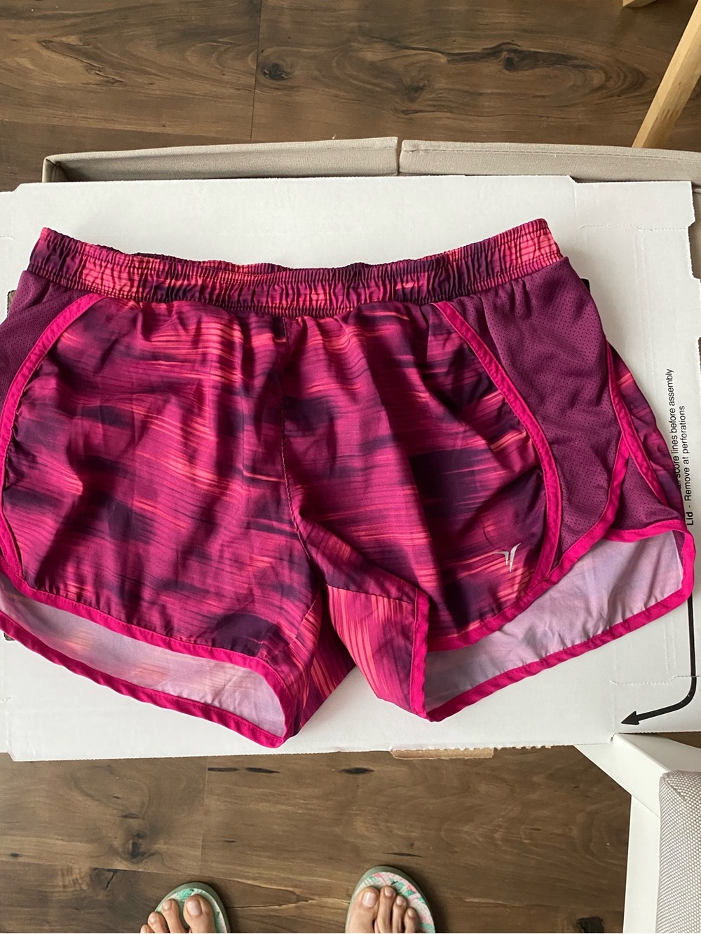 Women's Pink Athletic Running Shorts